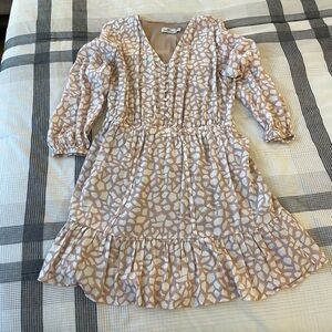VV Tan Mosaic Dress